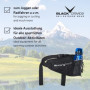 BLACK CREVICE Porte-Boisson I Ceinture de Marche avec Gourde intégrée 0,5 l I Compartiment Principal avec Poche en Plus pour Acc