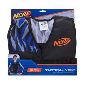 Nerf Elite Gilet, NER0157, Bleu et gris, Unique
