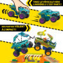 Mega Hot Wheels Monster Trucks Tremplin Osseux Chocs et Fracas Coffret de Construction Contenant 332 pièces et 2 Mini-Figurines 