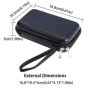 TRIPHKAR Étui de Protection Housse Rangement Sac Organiseur Portable pour Game Boy Color GBC GBA GBP Console, Disque Dur de 2,5 