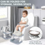NCIKIHRKK Réducteur Toilette Enfant, Adaptateur WC Avec Coussin Moelleux, Pliable, pour Bébé - Forme V U O