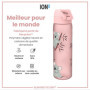 Ion8 Gourde, 500ml, Anti-Fuite, Facile à Ouvrir, Verrouillage Sécurisé, Lavable en Lave-vaisselle, Sans BPA, Poignée de Transpor