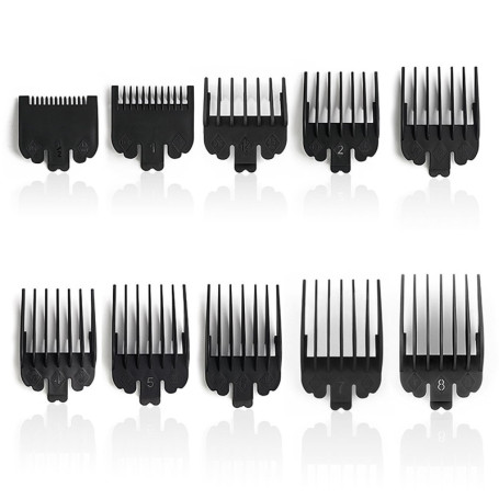 Accessoires de tondeuse, peignes à cheveux, tondeuse à cheveux, tondeuse à barbe, peignes à enfiler pour tondeuse, coiffeur, sal