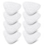 SOBEAU Lot de 8 Housses de Rechange pour Nettoyeur à vapeur Vileda Steam & Vileda Steam Plus, Accessoire Balai Vapeur Microfibre