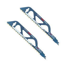 Jissta 2PC Lame de scie sabre, 305 mm Lame Scie Sabre Brique, Scie Sabre Parkside pour Bois, Métal,Parpaing Beton Cellulaire et 