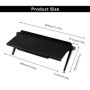 SPRHR Etagère Supérieure pour Ecrans TV, Tablette Supérieure Réglable, Etagère Supérieure pour Moniteur, l'angle D'inclinaison E