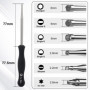 Biuhpa Set de 12 Outils de Réglage de Carburateur Réglage Tronçonneuse Tournevis Reglage Carburateur Tronconneuse 2 Temps Tourne