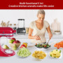 Trancheuse pour hachoir KitchenAid, hachoir à légumes, râpe à fromage, fruits, coupe-salade, accessoires avec 5 lames Gdrtwwh