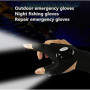 DINOWIN Lampes de Poche LED, Gants de pêche en Plein air, Gants de Sport, Lampe Torche pour Camping, Cyclisme, Course à Pied, ac