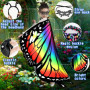 MOYKSRR Papillon Ailes pour Enfants, Cape Papillon avec Masque Papillon Bandeau, Papillon Enfant Ailes, Cape Papillon Déguisemen