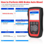 Autel MaxiCheck Pro Outils de Diagnostic Auto OBD2 Scanner avec Purge de Frein ABS, Réinitialisation d'Huile, SRS, SAS, EPB, BMS