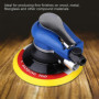 Polisseuse Pneumatique, 10 000RPM Pneumatique De Ponceuse d'Orbite avec Plateau de Ponçage Diamètre 150 mm pour Polissage Meulag