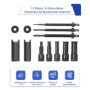 XSTARYE 9-23mm Moto Extracteur de Roulements Interieur avec valises moulées par soufflage Arrache Roulement avec 5 Pinces pour R