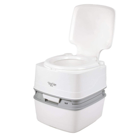 Thetford Porta Potti Qube 165 Toilettes de Camping Réservoir 21 l Hauteur d'assise Naturelle