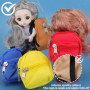 Nizirioo Mini sacs à dos petits sacs d'école : 6 pièces sac à dos poupée miniature fournitures scolaires, mini sac à dos livre m