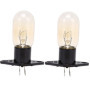 CENPEK Lot de 2 Lampes de Four à Micro-Ondes Z187 240 V 25 W 6,3 MM pour De Nombreux modèles
