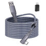 pour Oculus Quest/Quest 2 Link Câble 10 Feet (3m), Câble Quest Link Transfert de données Haute Vitesse USB C Compatible pour Ocu