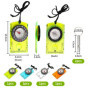 CHROMACRAFT 4 Boussoles D'Extérieur Et 2 Sifflets Métalliques, Boussole Étanche, Boussole Multifonctionnelle, Boussole Portable,