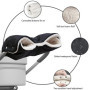 Newpop gants poussette, moufle poussettes avec polaire chaude et coton, gant poussette protège-mains imperméable coupe-vent tail