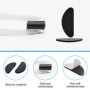 YPYMOD 20 Paires Coussinets Nasaux en Silicone Antidérapant pour Lunettes, Antidérapants Coussinets de Nez à Lunettes Auto-Adhés