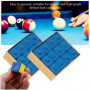 HJYDGJ Lot de 24 craies de billard standard pour queues de billard antidérapantes bleues