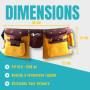 Ceinture porte outils en cuir de qualité avec 11 poches, ceinture ajustable en nylon, cadeau pour fête des pères pour bricoleur(