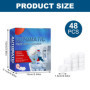 SGZIOO 48 Pièces Pastilles Nettoyantes WC, Tablette WC Reservoir, Tablettes de Nettoyage pour Réservoir de Chasse d'Eau, pour Un