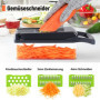 Coupe Legumes Multifonctions,16 En 1 Mandoline Cuisine,Coupe Legumes Manuel,Mandoline Professionnelle Cuisine,Decoupe Legumes av