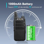 Retevis RT622 Talkie Walkie, Mini Professionnel Talkie Walkie, PMR446 sans Licence, VOX Squelch, Rechargeable Talkie Walkie Long