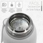 Chauffe-lait intelligent pour bébé d'une capacité de 500 ml, température réglable, chauffe-lait maternel portable et sans fil, c