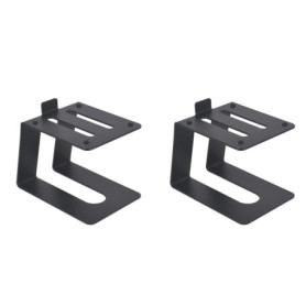 TOOSOAR Paire Support Enceinte Fer Bureau, Support Enceinte Monitoring, pour Pieds d'Enceintes De Moniteur De Studio, Petites et