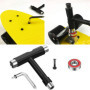 YEYIT Outils de skateboard tout-en-un, 8 roulements à billes RS608, 1 clé Allen de type T, 1 tournevis cruciforme de L, 10 écrou