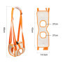 RICHDMI Harnais de Transport pour Chien, Harnais pour Pattes Arrière, Aide à La Marche de Levage Gilet de Traction pour Les Chie