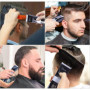 Hatteker Tondeuse Cheveux Tondeuse Barbe Professionnelle Electrique avec Ecran LCD Sans Fil USB Rechargeable Imperméable