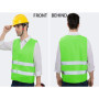 Hitopin Gilet de Sécurité, 10PCS Gilet de Sécurité Réfléchissant, Gilet Réfléchissant, Gilet De Sécurité Haute Visibilité, Gilet