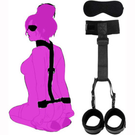 Bdsm Menottes Sex Lit Menotte Femme Sexy érotique SM Kits de Bondage Kit Bdsm Retenue et Bondage Sex Toýs Couple Accessoires Jo