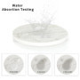 Dessous De Verre - Lot De 6 sous Verre - Absorbants Coasters - Fond Antidérapant - Absorption Rapide D’Eau - Motif Marbre