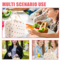 Sac Isotherme Repas Pour Homme Femme Enfant, Lunch Bag à Déjeuner Fraîcheur pour Femme, Sac à Lunch Isolé En éTanche réutilisabl