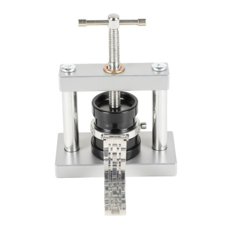 19 Pièces Presse Montre - Outil Fermeture Boîtier 15,5x10x6cm - Acier - pour Réparation Montre, Changement Pile, Fermeture Cadra