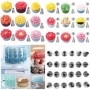 Lrocotanc Kit Complet Pâtisserie Professionnel - 42 Pièces en Acier Inoxydable, 30 Douilles + Poches à Douille + Accessoires pou