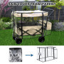 Chariot Protection de Pluie pour Chariot Pliable avec Toit, Protection Contre la Pluie pour Chariot pour Enfants, Housse de Plui