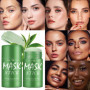 2 pièces bâton de masque au thé vert,Nettoie en Profondeur les Pores Purifiant,Dissolvant les Points Noirs et L'acné,Purifie la 