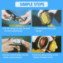 Chudian 10pcs Pêche Méthode Feeder en Ligne de pêche, Chargeur appât mangeoire Cage avec Moule pour pêche à la Carpe 15g 20g 25g