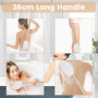 Applicateur Creme dos Ensemble de 7 Pièces Brosse dos Douche Long Manche Brosse de Bain Liquide Long Manche Applicateur Creme So