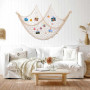 Filet de Peche Décoratif,Filet de Peche Decoration 200cm×100cm,Filet Peche Decoratif avec Coquillages Decoration Mer pour Decore