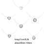Floatdream 6 Pièces Collier Invisible en Fil de Nylon, Collier Collier Transparent Invisible, Collier de perles Transparent en Z