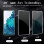 [2 Pièces] Verre Trempé Anti-Espion pour Samsung Galaxy S20 FE, Protecteur D'écran de Confidentialité, 9H Dureté Film Protecteur