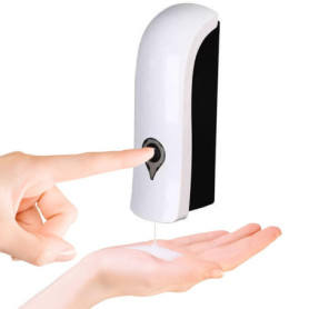 300ml Distributeur de Savon Manuel, Mural Simple tête Distributeur de Savon Liquide, Distributeur de Shampooing, Gel Douche de S