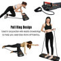 Surplex 41 en 1 Push Up Musculation Push Up Board avec Poignée Compteur Intelligent＆Bande de Résistance Pliable Planche et Appar