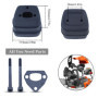 Haishine Kit d'échappement de silencieux pour Husqvarna 36 41 136 137 141 142 Partie de la Tronçonneuse Silent Block # 530069415